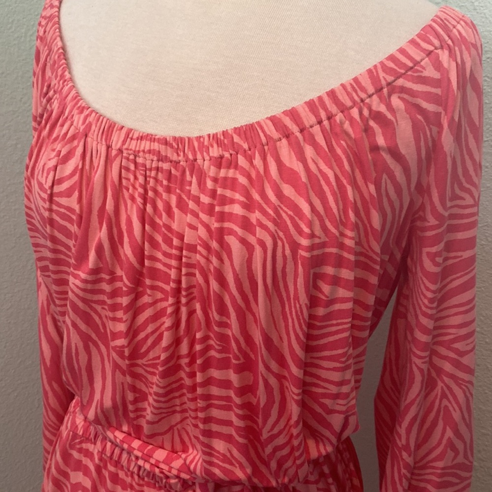 NWOT Michael Kors pink zebra dress
